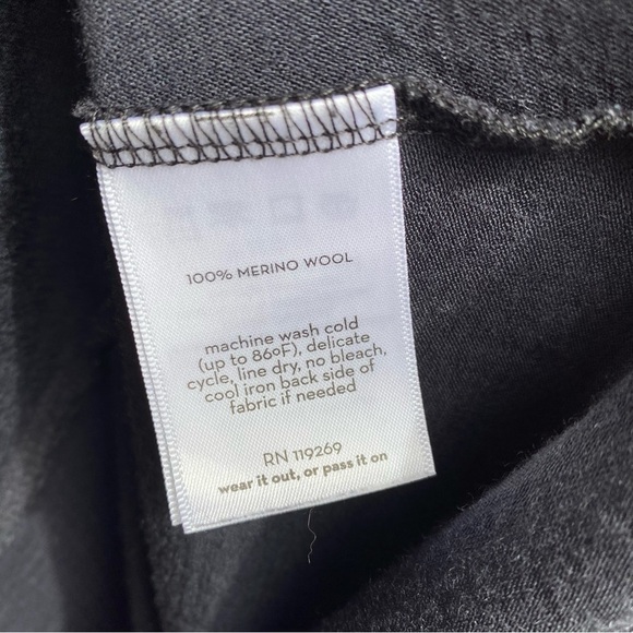 Nau Merino Wool Midi Dress 3/4 sleeves size XS - Picture 5 of 6